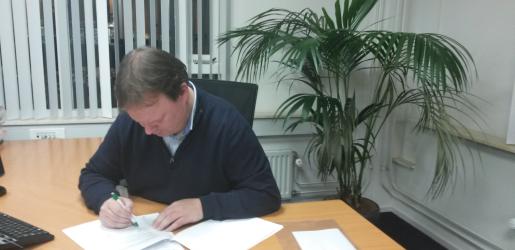 Henk Visser tekent contract bij ZGG